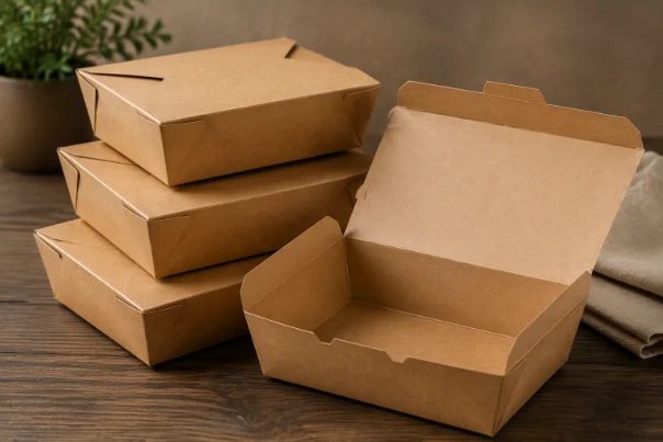 Food-grade meal boxes for takeaway and meal kits